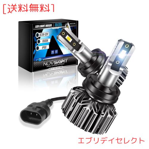 NOVSIGHT led ヘッドライト H11(国産車対応) 12000LM 60W DC9V-32V車対応 6500K 超高輝度 車/バイク用 フォグランプ ？売者2年保証付き 2の通販は 5,173円