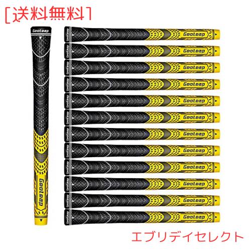 Geoleap 13本 コードゴムゴルフグリップセット、ハイブリッドゴルフ