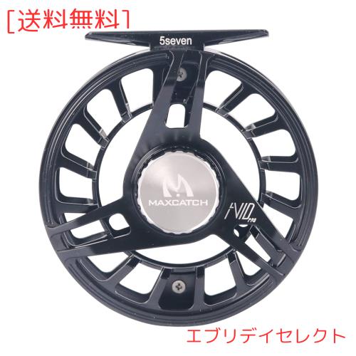 Maxcatch AVID PROフライリール、CNC機械加工アルミニウムボディ超大型アーバーデザイン フライフィッシングリール-3 / 5、5 / 7、7 / 9