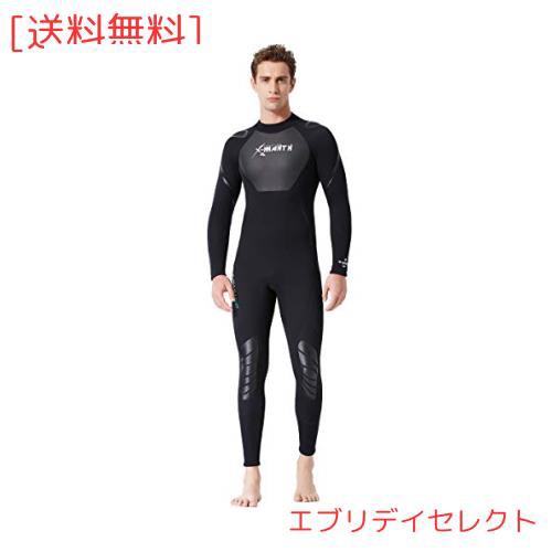ウエットスーツ メンズ 3mm ネオプレン素材 フルスーツ ダイビング サーフィン フィッシング ワンピース バックジップ仕様 マリンスポーの通販はその他のスポーツ
