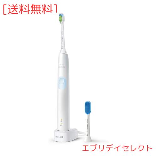 フィリップス 電動歯ブラシ ソニッケアー プロテクトクリーン (ホワイトプラス/舌磨き付き) HX6809/71 ホワイトライトブルー