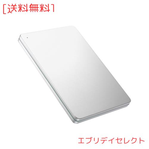 アイ・オー・データ ポータブルハードディスク 1TB USB 3.2 Gen 1(USB 3.0)対応 Silver×Green 日本製 HDPX-UTSC1S