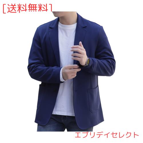 [Sulliwayu] ストレッチ テーラードジャケット スーツジャケット ブレザー メンズ 2つボタン シングル 上着 外套 ライトアウター 長袖 カの通販は 4,889円