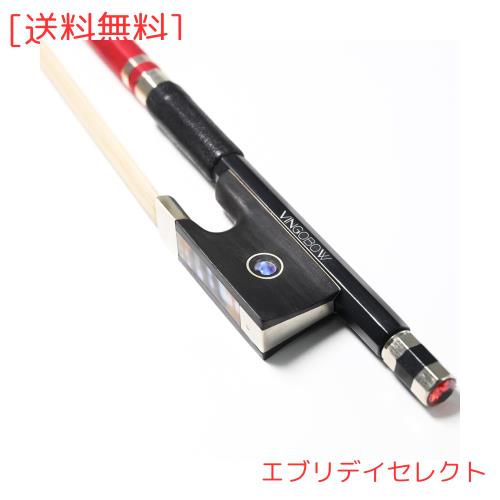 ニューモデル！ レッドクリスタルヴィンゴボウを当てはめるした思い切りなカーボンファイバーバイオリンボウの特殊な絵図面