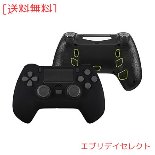 eXtremeRate ps4コントローラーJDM-040/050/055に対応して設計されたユニークなピュアカラーの交換シェル(DTC)、アップグレードボード＆