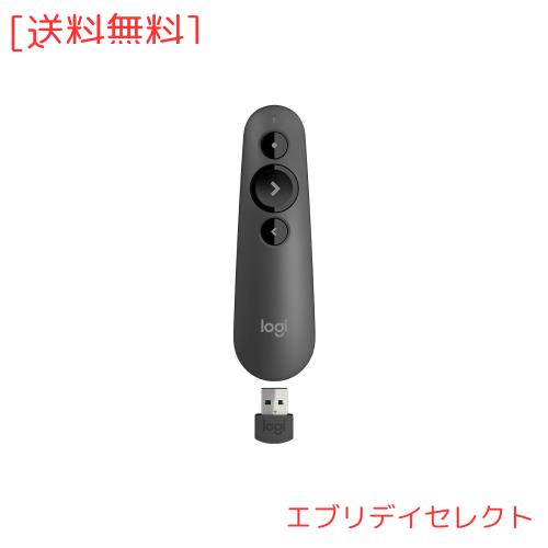 ロジクール ポインター R500sGR グラファイト 赤色 レーザー bluetooth USB プレゼン ワイヤレス 無線 レーザーポインター プレゼンター