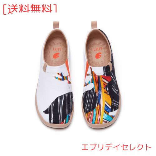 [UIN] 鹿アート シューズ レディース ローファー スリッポン ファッション 超軽量 旅靴 カジュアルシューズ カップル靴 ウォーキングシュの通販は