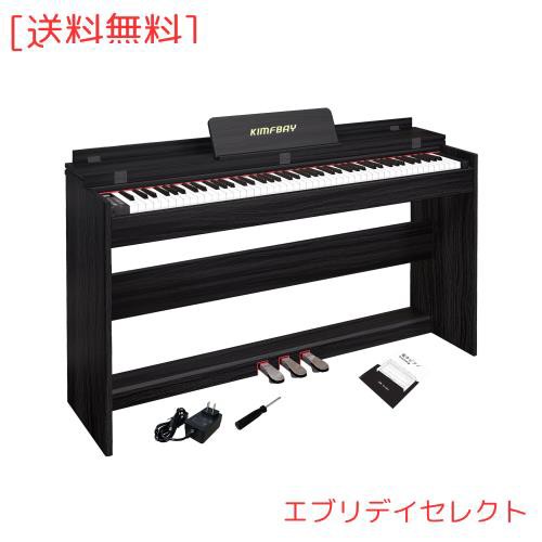 KIMFBAY 電子ピアノ 88鍵盤 ハンマーアクション鍵盤 木製 ピアノ ハンマーのピアノ アップライトピアノ Digital Piano 人気 電子ピアノ 8