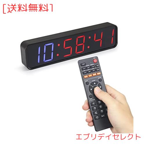 Koolertron スポーツタイマー リモコン付き インターバルタイマー タイムタイマー ストップウォッチ トレーニングタイマー デジタイマ チの通販は