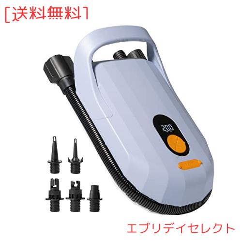 SUP 電動ポンプ サップ 空気入れ 電動 AIRBANK 7500mAhバッテリー内蔵