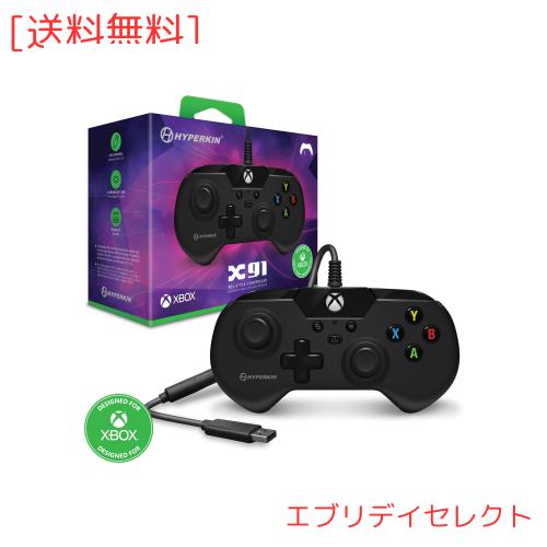 X91 有線コントローラー Black Xbox Series X|S,Xbox One,Windows 10 