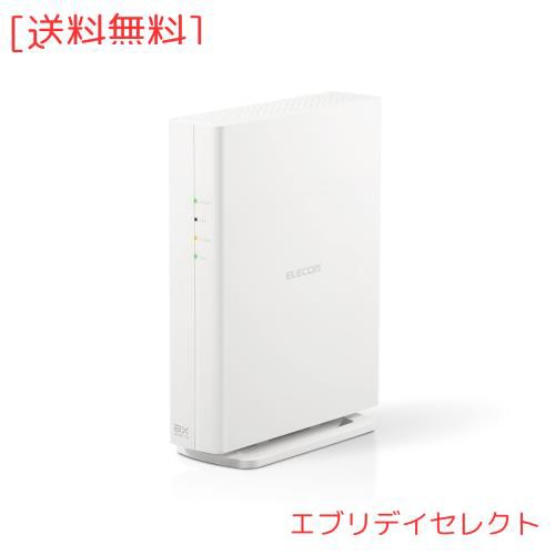 エレコム Wifi ルーター 無線LAN 最新規格 Wi-Fi6 11ax / 11ac IPv6対応 (IPoE) AX3000 2402+574Mbps 有線Giga 縦置き・壁掛け対応 ビーの通販は 6,702円