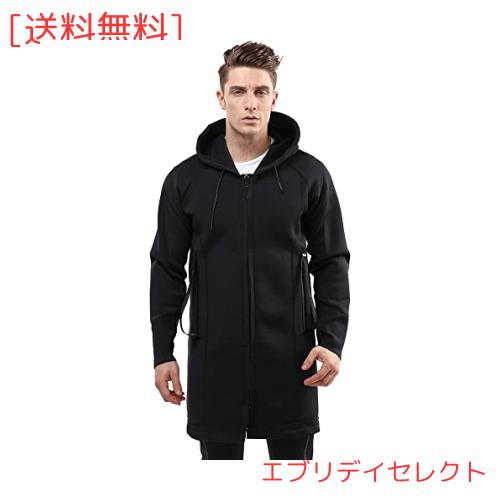 MORGEN SKY ウェットスーツ ボートコート 保温防寒防風 ネオプレン素材 ジャージ サーフィン ダイビング お釣り 用 MY105 (S, 黒)の通販は 7,557円