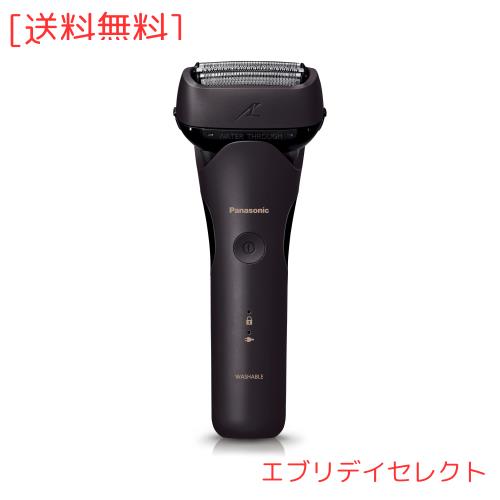 パナソニック メンズシェーバー ラムダッシュ 3枚刃 茶 充電中でも剃れる ES-LT2P-T
