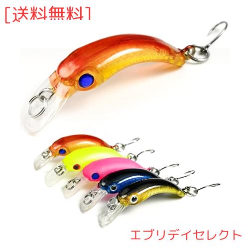 VMSIXVM 渓流 ルアー ミノーセット 5個5色 トラウト ミノー 管理釣り場