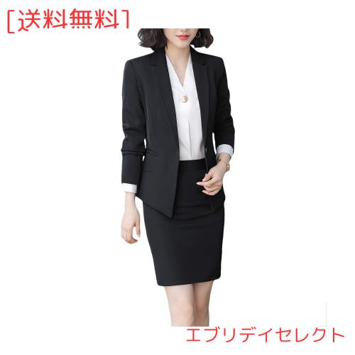 [ByFshow] レディース 洋服 スーツ セット スカートスーツ フォーマルスーツ 上下 セットアップ スーツ 長袖 2点セット ビジネス服 OL出