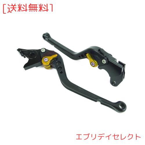 S129 黒(金) スズキ ブレーキ クラッチレバー 6段階調整 ロング Vストローム250 GSX250R GSR250 GSX-S750 等に適合の通販は 5,173円