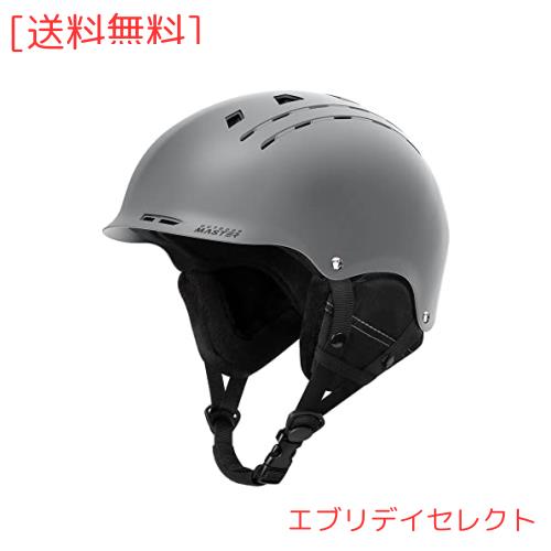 OUTDOORMASTER スキー ヘルメット アジア専用モドル スノーボード ヘルメット バイザー付き スノーヘルメット 通気スイッチ 全方位調整ア
