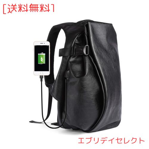 [Lavancia] 30L-40Lの特大大容量 PU革リュック pc リュック リュックサック バックパック メンズ レディース バッグ カジュアルリュック