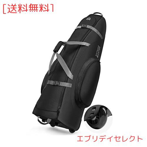 ゴルフバッグカバー 【キャスター付き・高密度900Dナイロン】 9.5型 / 48インチまで対応 OUTDOORMASTER 頑丈 軽量 ゴルフ トラベルカバー