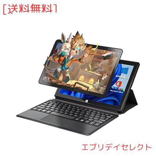 2in1タブレット PC 【2019 office搭載/Windows11Pro】 高級金属シェル 10.1インチ 1920×1200 IPS ディスプレノートパソコン 第10世代イ