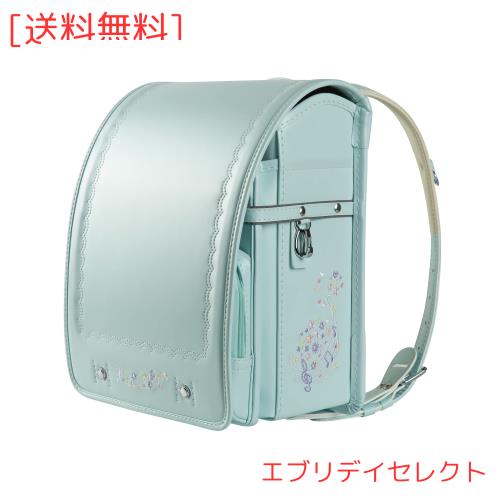 [FancyLuLu] 2023ランドセル 女の子 軽量 強化レザー メーカー直販 透明カバー付き 大容量 A4ファイル対応 刺繍 かわいい 上質感 オシャ