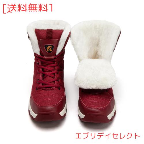 [MERPHINE] スノーブーツ レディース スノーシューズ 防寒 ブーツ 冬靴 ウィンターブーツ 女性 アウトドア 冬用 裏起毛 雪用 ...