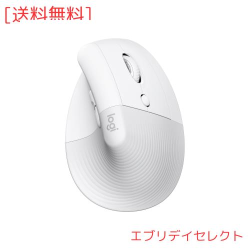 Logicool ワイヤレス 縦型 静音 エルゴノミック マウス LIFT for Mac M800M Logi Bolt Bluetooth Unifying非対応 smartwheel ワイヤレス