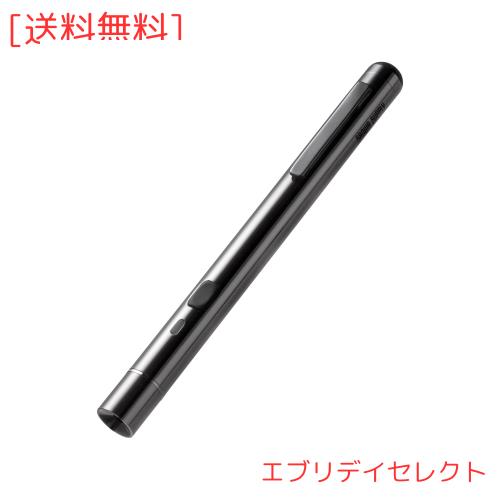 サンワサプライ 照射径可変グリーンレーザーポインター LP-GL1019BKの通販は