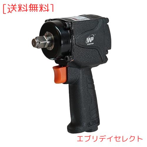 WP WORKPAD エアーインパクトレンチ ショート 高トルク 680N.m 軽量 1.5kg シングルハンマー 1/2DR WP01128