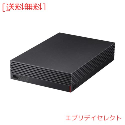 バッファロー CMR HDD採用 外付けハードディスク 8TB テレビ録画/PC/PS4/4K対応 バッファロー製nasne?対応 静音＆コンパクト 日本製 故障