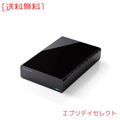 エレコム 外付けHDD ハードディスク 4TB テレビ録画用/Mac/Windowsブラック ELD-HTV040UBK