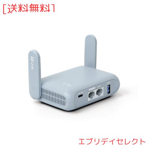 GL.iNet WiFi6 ルーター VPN 無線LAN トラベルIPv6対応 2.5Gbps WANポート ギガビットAX3000 574 Mbps+ 2402 Mbps WPA3 AdGuard Home VPN