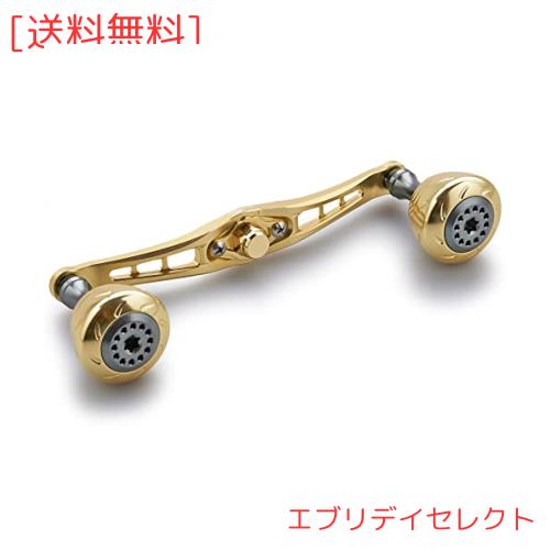 HEIGHTEN 120mm ベイト リール ハンドル シマノ ダイワ アブガルシア 通用 ベイトリール 用 Spider Series (120mm, ゴールド) (546)の通販は