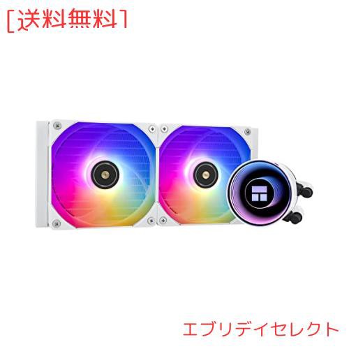Thermalright Frozen Notte 240 WHITE ARGB 水冷CPUクーラー、240ホワイトCPUクーラー仕様、ダブルPWMファン、S-FDB V2ベアリング、AMD/Aの通販は