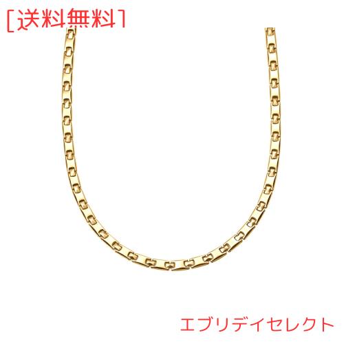 [Jeroot] ゲルマニウム ネックレス 純チタン（99.5％） 金属アレルギー対応 磁気ネックレス メンズ レディース アクセサリー 人気 イエロの通販は 5,469円
