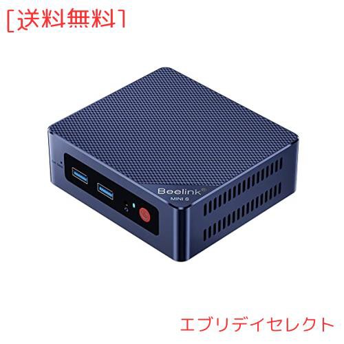 Beelink Mini S12 Pro ミニ Pc 、16GB DDR4 500GB SSD 第12世代プロセッサ N100 4C 4T Up to 3.4Ghz、1000Mbps LAN /2* HDMI 4K@60Hzつの