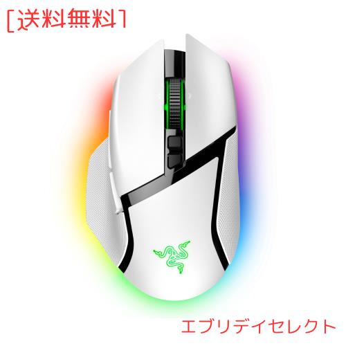 Razer レイザー Basilisk V3 Pro White ゲーミングマウス ワイヤレス Bluetooth 無線 接続 Focus Pro 30K オプティカルセンサー 30,000DPの通販は 26,217円