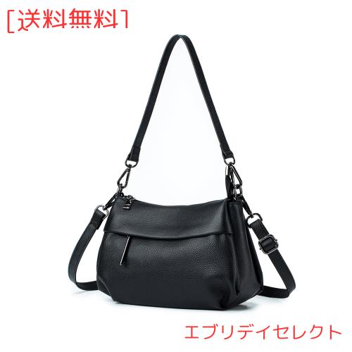 [MFFOR] ショルダーバッグ 本革 レディース 2way 斜め掛けバッグ ハンドバッグ 斜めがけ 肩がけ 手提げ ファスナーポケット付き 軽量 小