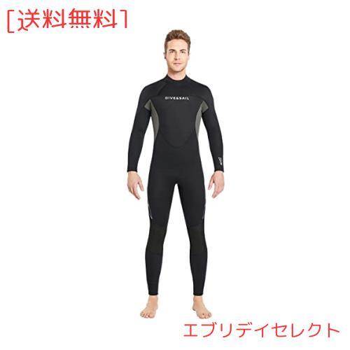 ウエットスーツ 3粍 盛りだくさん背広 メンズ レディース 波乗り 情の籠もった背広 飛び込み競技 SUP 上半身ゲーム盤 シュノーケリング DS3148M-2