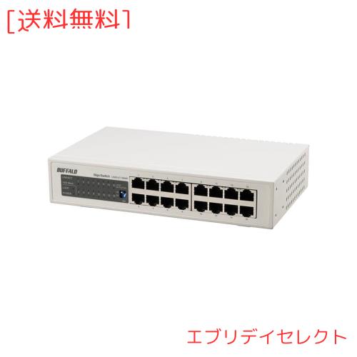 バッファロー 16ポート スイッチングハブ Giga LAN Hub 金属筺体 電源内蔵 LSW5-GT-16NSRの通販は