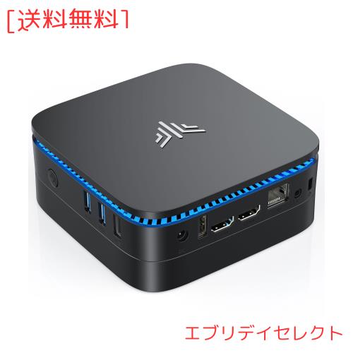 ミニpc 最新第12世代 n95 ミニpc動作より安定 2023新版 最大3.4GHz mini pc 4C 4T 16GB換装可 8GB 256GB SSD 容量拡大可能 4K 静音 高速
