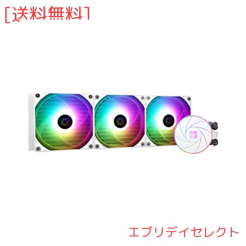 Thermalright AQUA ELITE 360 WHITE ARGB 水冷CPUクーラー、360冷却列サイズ、120mm PWMファン×3、S-FDBベアリング、AMD/AM4/AM5、INTEL