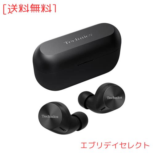 テクニクス ワイヤレスイヤホン EAH-AZ60M2-K ブラック bluetooth ノイズキャンセリング 3台マルチポイント IPX4 LDAC対応 ハイレゾ音質
