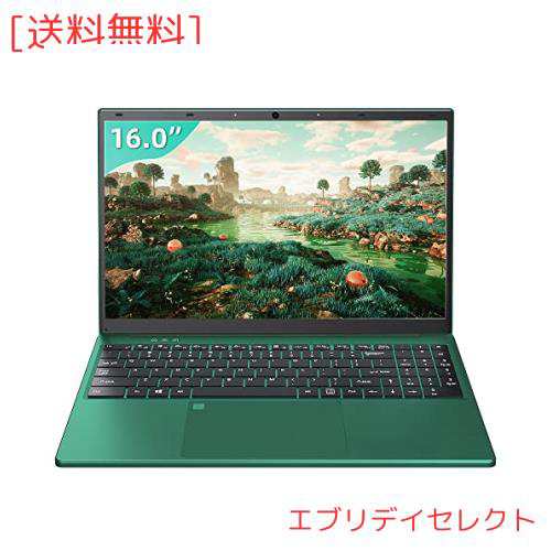 ノートパソコン 【Win 11Pro /MS Office 2019搭載】 16 インチ FHD (1920*1200) IPS Celeron N5105(2.0-2.9Ghz) DDR4 16G カメラ付き 大