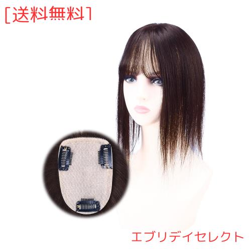 HIYE 部分ウィッグ 人毛100％ リアル 人工皮膚 自然 軽量 増毛 ウィッグ つむじ付き トップカバー 白髪 薄毛隠し 女性 ヘアピース 円形脱