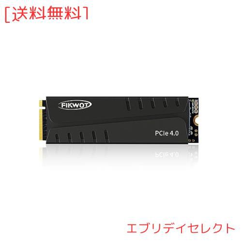 Fikwot FN970 SSD 2TB M.2 2280 PCIe Gen4 x4 NVMe 1.4 内蔵 SSD ヒートシンク付き PS5動作確認済み R:7400MB/s W:6800MB/s DRAM キャッの通販は