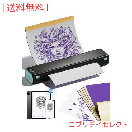 Itari M08F tattoo printer タトゥー用紙10枚付属 モバイル