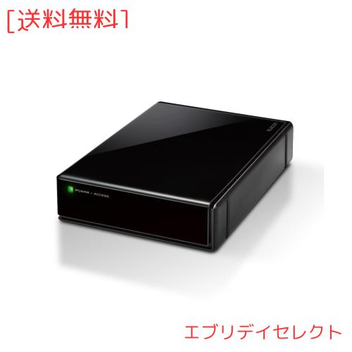 エレコム 外付けハードディスク 2TB SeeQVault対応 テレビ録画 4K対応 USB3.2(Gen1) 静音 ファンレス設計 ELD-QEN020UBK/E