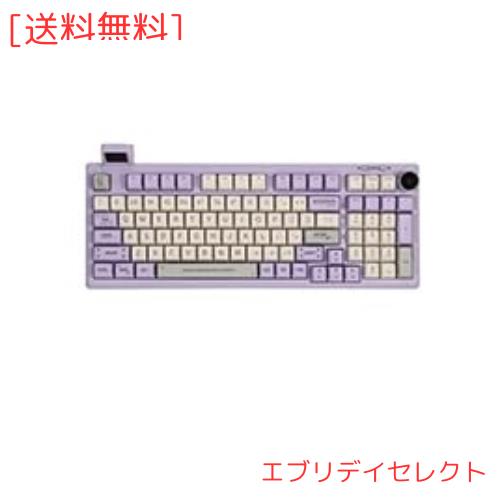 【????新登場】EPOMAKER RT100 97キー ゲーミングキーボード ガスケット BT5.0/2.4G/USB-C メカニカルキーボード カスタマイズ可能なディの通販は